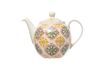 Miniature Bohemian teapot yellow green 2