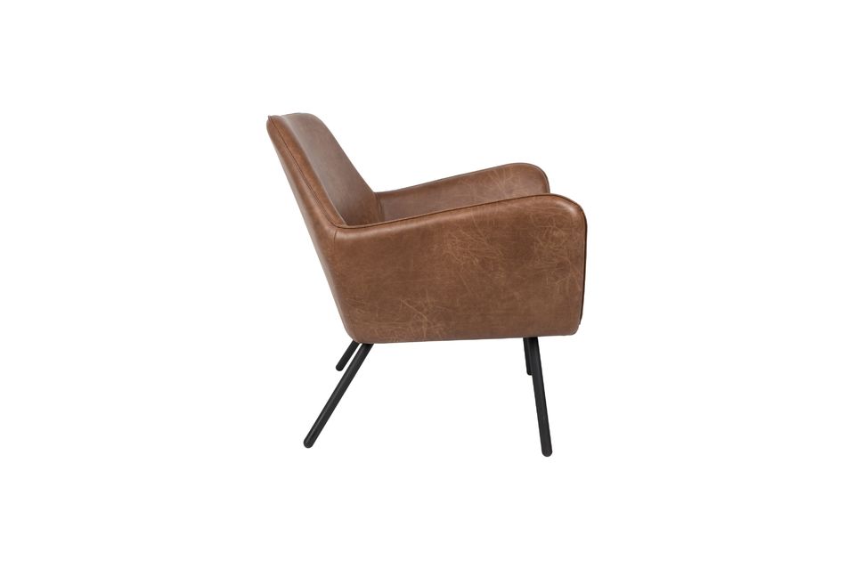 Bon Lounge armchair colour brown - 10