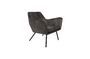 Miniature Bon Lounge armchair dark grey Clipped