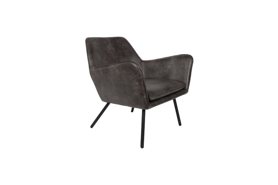 Bon Lounge armchair dark grey - 6