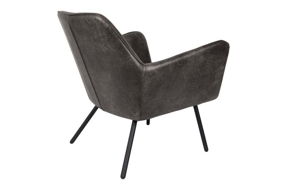 Bon Lounge armchair dark grey - 8