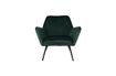 Miniature Bon Lounge armchair in green velvet 8