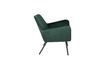 Miniature Bon Lounge armchair in green velvet 9