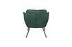Miniature Bon Lounge armchair in green velvet 11