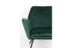 Miniature Bon Lounge armchair in green velvet 2