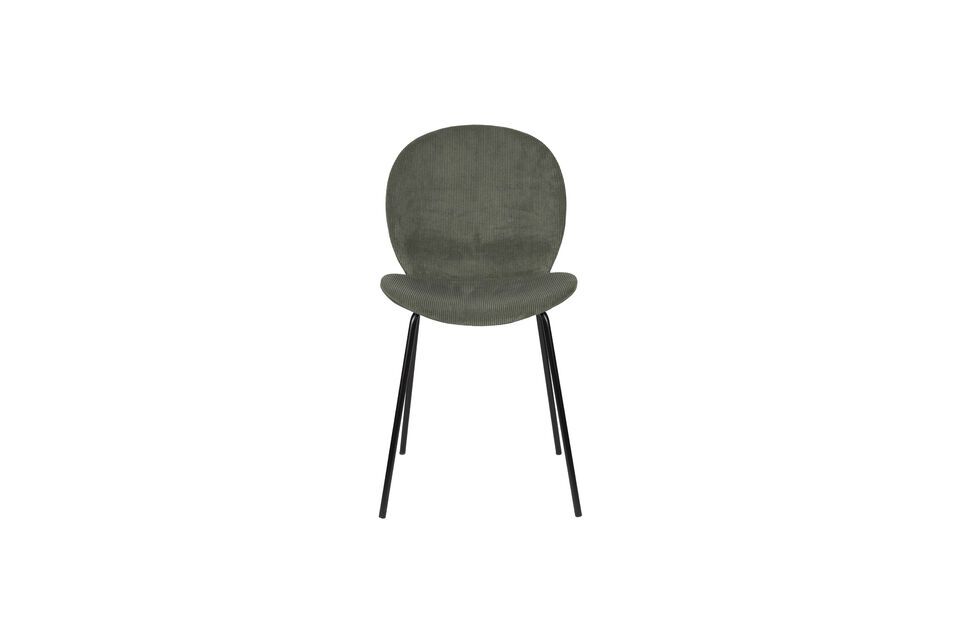 Bonnet green velvet chair - 7