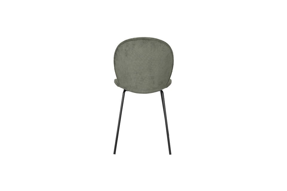 Bonnet green velvet chair - 8