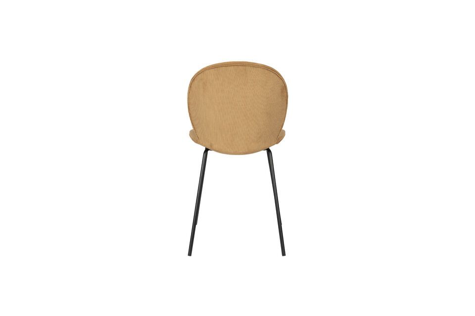 Bonnet ochre velvet chair - 7