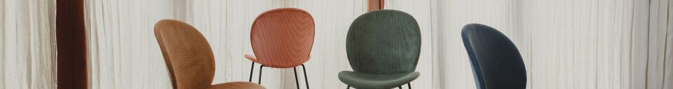 Material Details Bonnet ochre velvet chair
