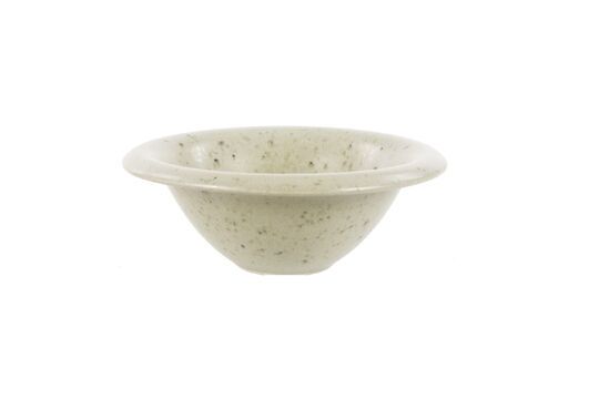 Bosque white stoneware bowl