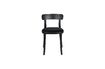 Miniature Brandon Black Velvet and Wooden Chair 16
