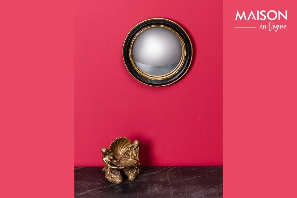 Brassy Small convex mirror Chehoma