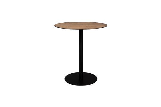 Braza round counter table brown colour Clipped