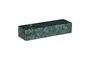 Miniature Brick green marble candlestick Clipped