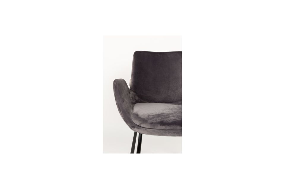 Brit armchair dark grey - 6