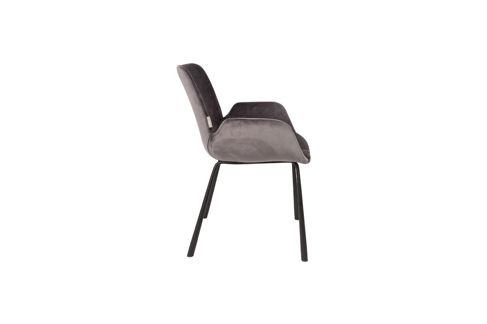 Brit armchair dark grey - 9