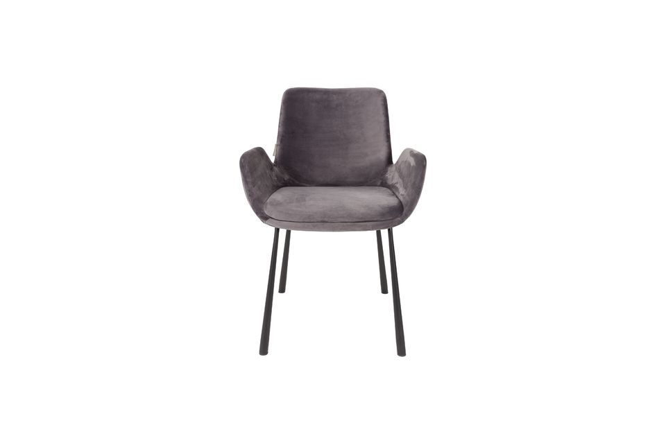 Brit armchair dark grey - 10