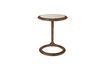 Miniature Brown acacia wood side table Doppio 1