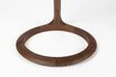 Miniature Brown acacia wood side table Doppio 7