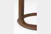 Miniature Brown acacia wood side table Doppio 8