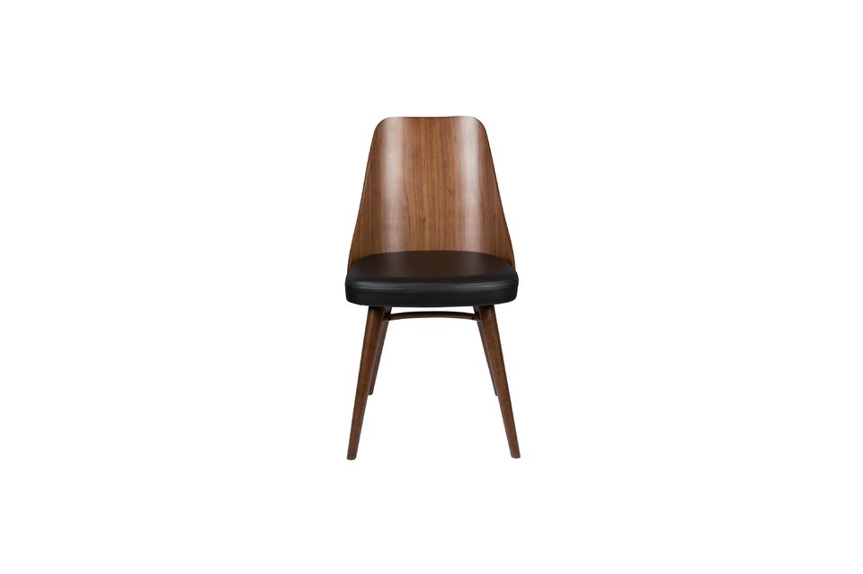 Brown and black Chaya chair - 11