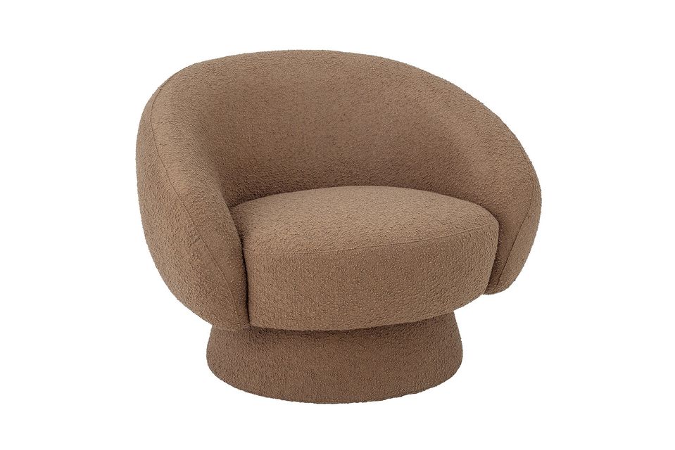 Brown armchair Ted - 5