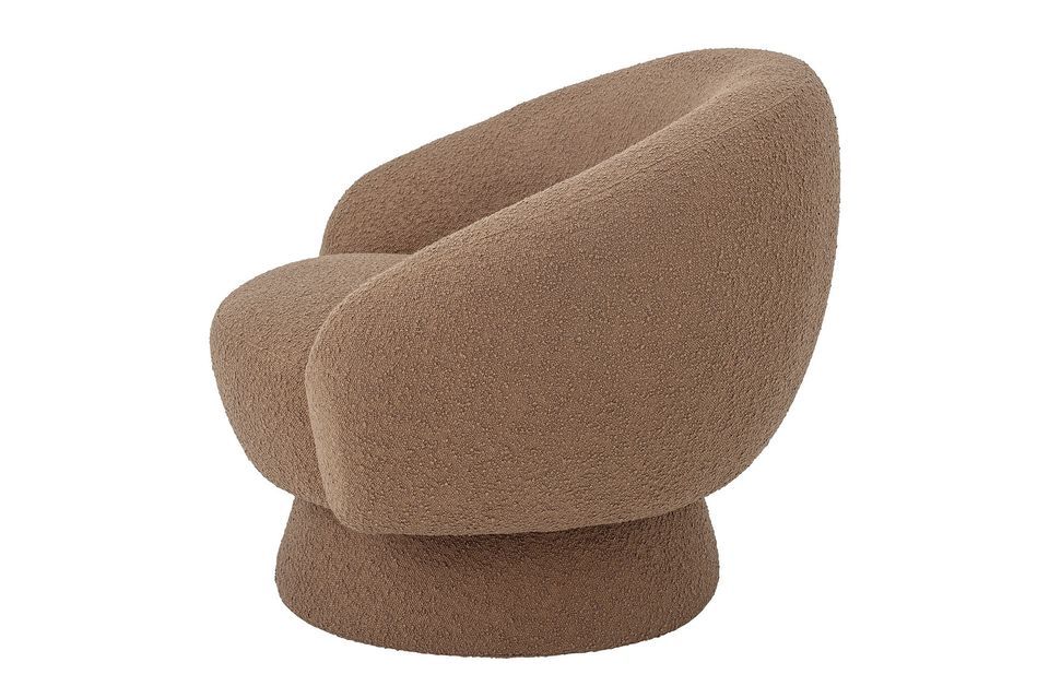 Brown armchair Ted - 6