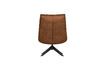 Miniature Brown artificial leather armchair Jouke 5