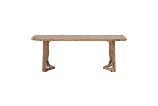 Brown bench in acacia Luie