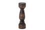 Miniature Brown candleholder in mango wood Theron Clipped