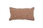 Miniature Brown cotton cushion Clipped