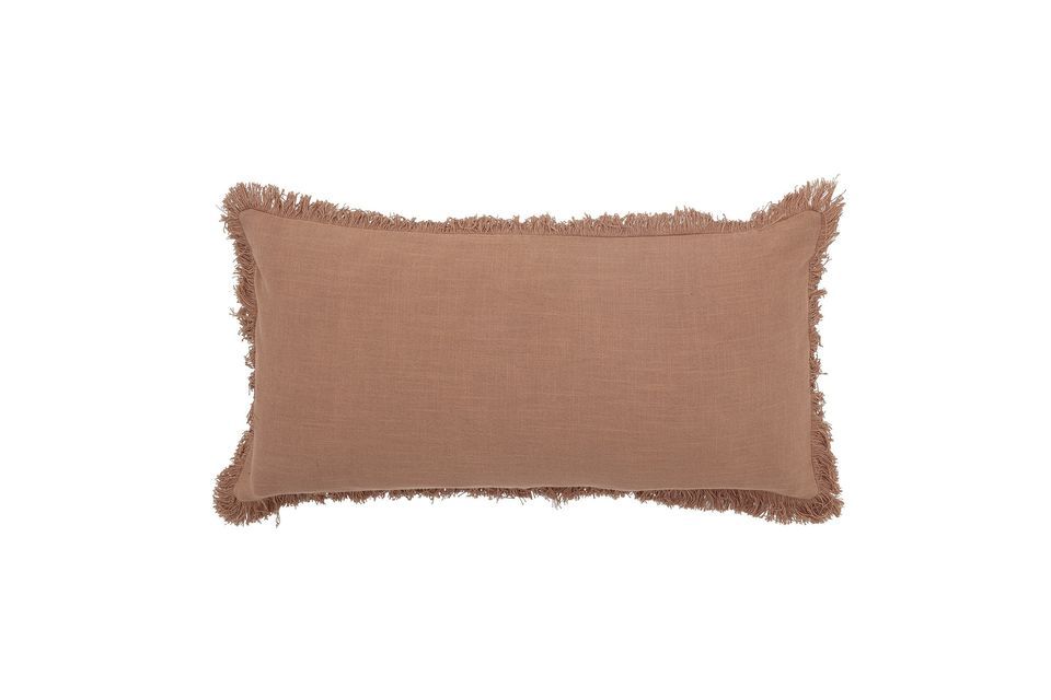 Brown cotton cushion Bloomingville