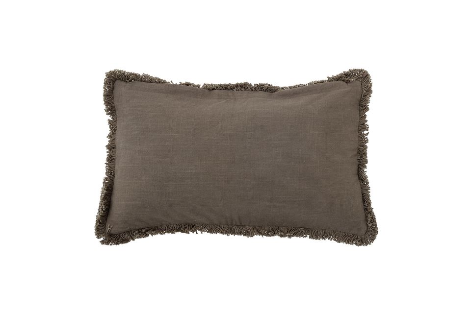 Brown cotton cushion Baloo - 4