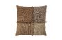 Miniature Brown cotton cushion Gija Clipped