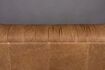 Miniature Brown cowhide 3-seater sofa Clair Douglas 5