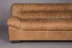 Miniature Brown cowhide 3-seater sofa Clair Douglas 7