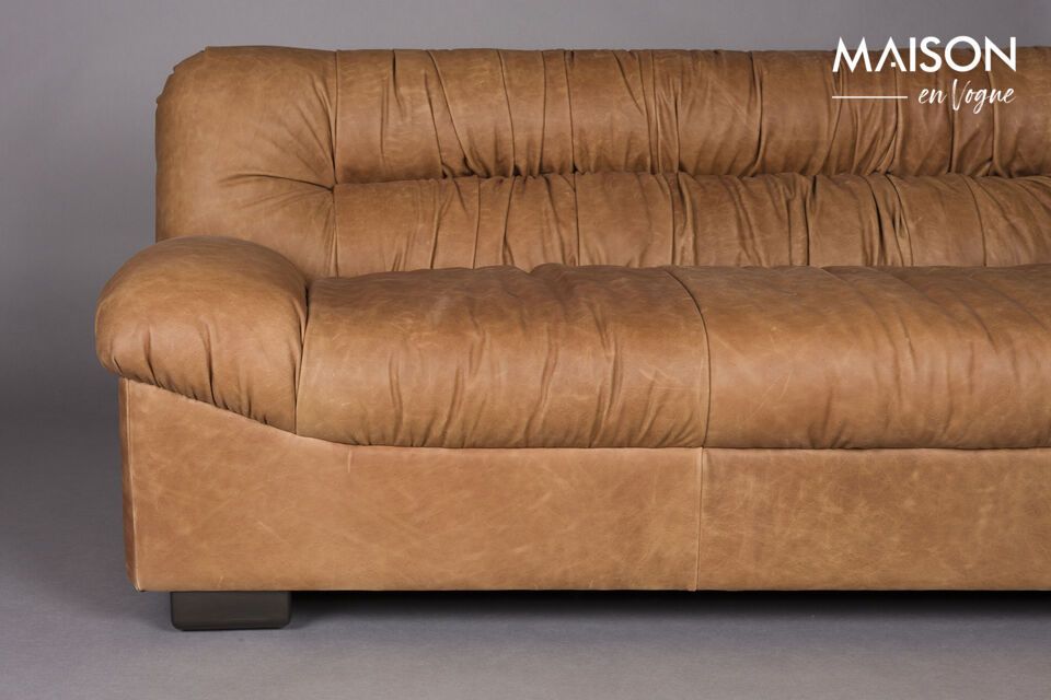 The generously padded backrest