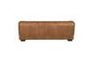 Miniature Brown cowhide 3-seater sofa Clair Douglas 12