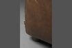 Miniature Brown cowhide 3-seater sofa Hackman 4