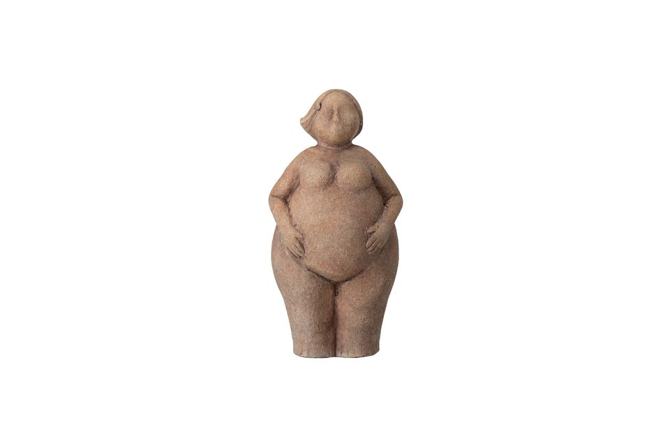 Brown decorative object in terracotta Sidsel Bloomingville