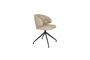 Miniature Brown fabric chair Balado Clipped