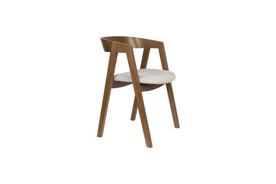 Brown fabric chair Mads Clipped