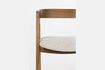 Miniature Brown fabric chair Mads 12