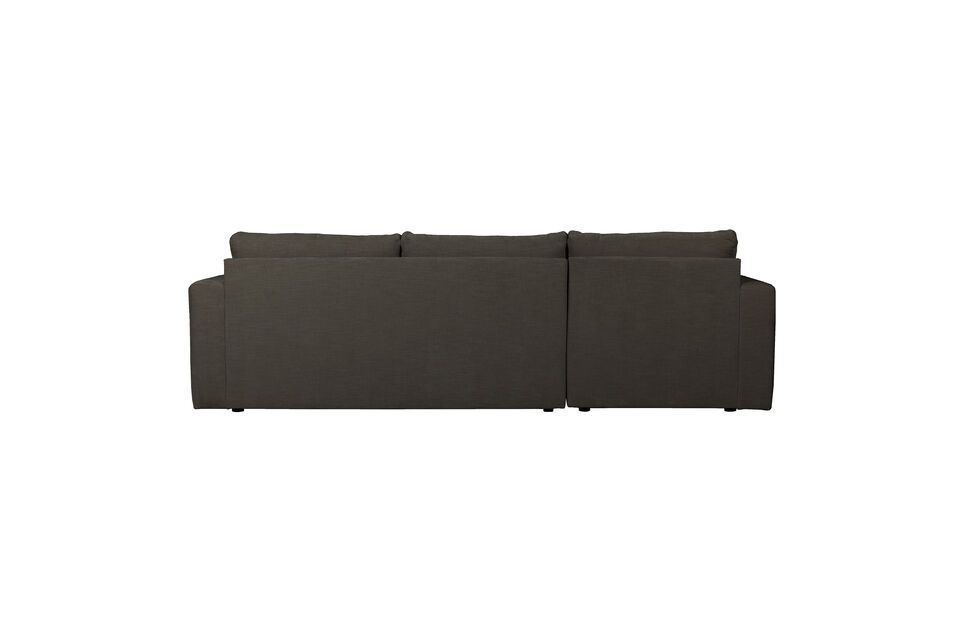 The Bar corner sofa comes in two parts that are easily assembled with brackets
