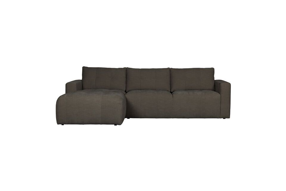 Brown fabric left corner sofa Bar Vtwonen