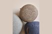 Miniature Brown fabric pouf Kubu 1