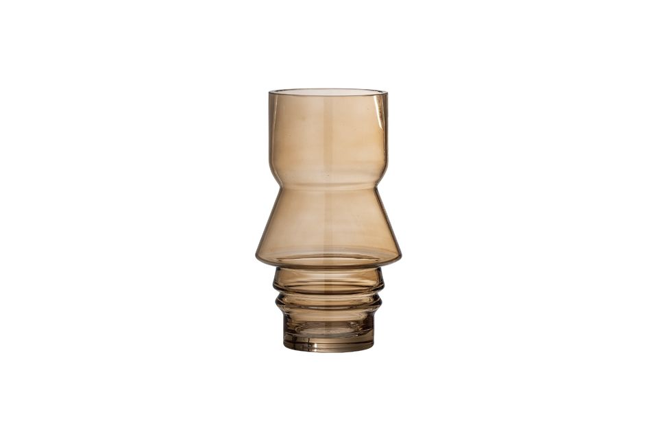 Brown glass vase Zalla Bloomingville