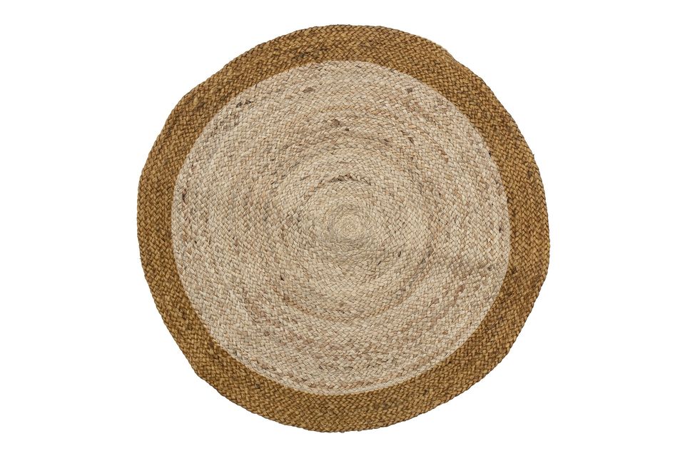 Brown jute carpet Birk Bloomingville