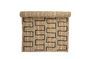 Miniature Brown jute carpet Dell Clipped