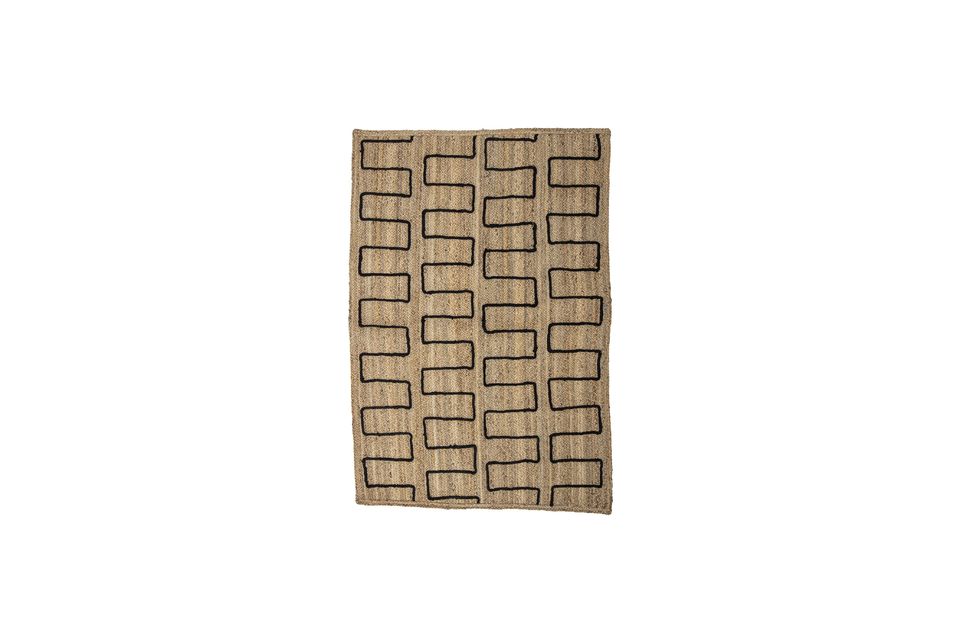 The Dell Rug from Bloomingville is an original woven jute piece that will give your home a rustic
